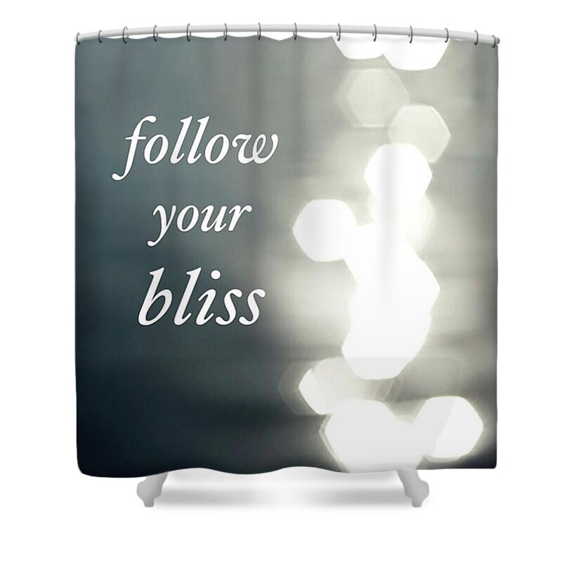 Follow Your Bliss Shower Curtains