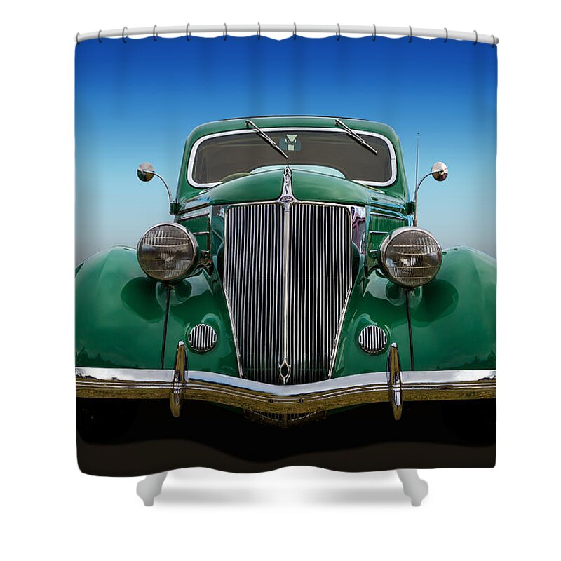 Car Shower Curtain featuring the photograph Ford Coupe by Keith Hawley