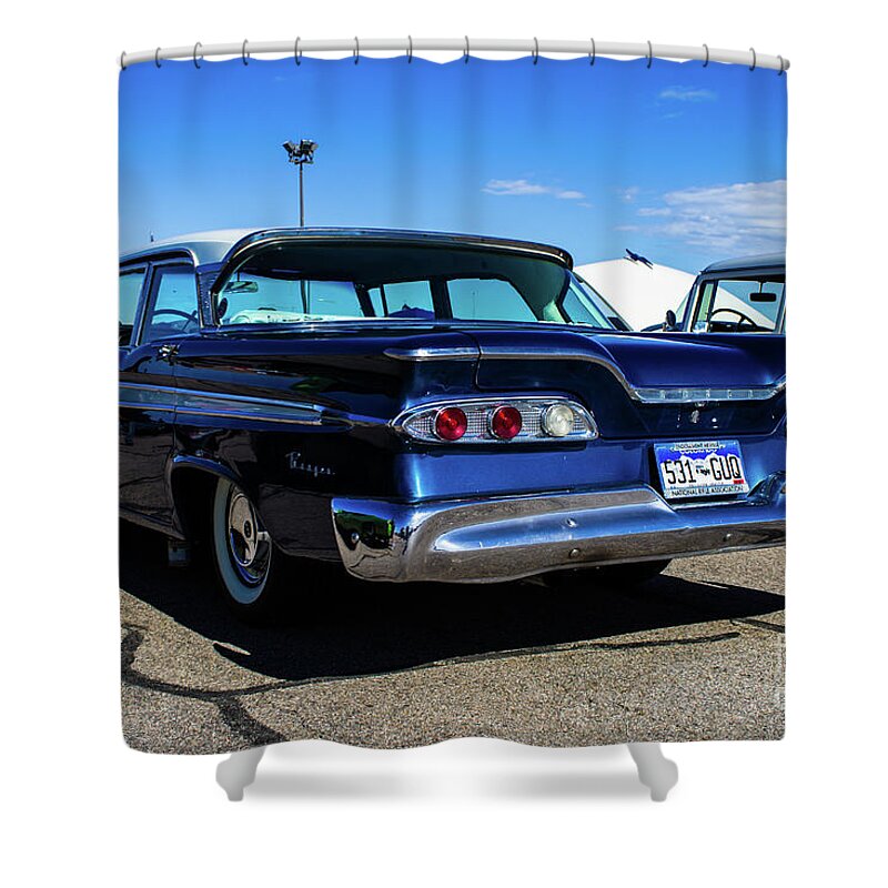 Ford Shower Curtain featuring the photograph Ford Edsel Ranger by Steven Parker