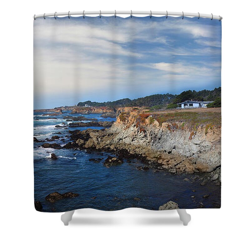 Fort Bragg Shower Curtain featuring the photograph Fort Bragg Mendocino County California by Wernher Krutein