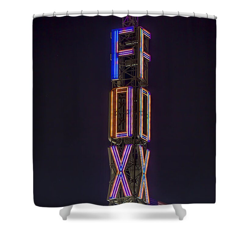 Fox Shower Curtain featuring the photograph Fox Theatre Detroit by Nicholas Grunas