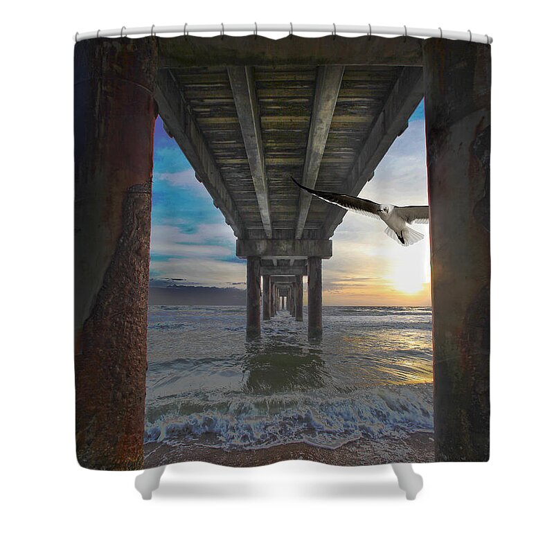 Sun Shower Curtain featuring the photograph Framed by Robert Och