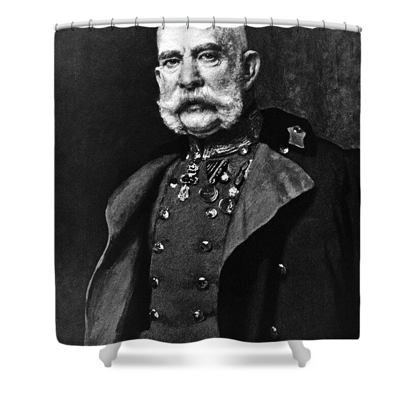 History Shower Curtain featuring the photograph Franz Joseph I, Emperor Of Austria by Omikron