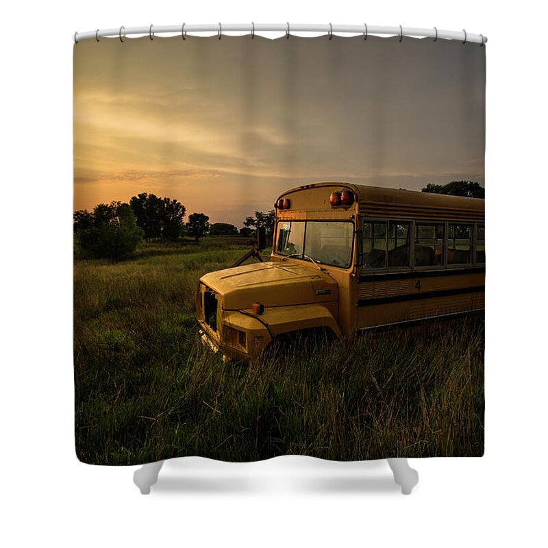 Abandoned Shower Curtain featuring the photograph Freddy's Revenge by Aaron J Groen