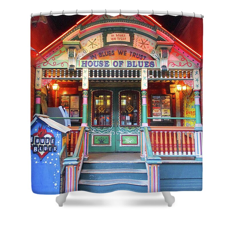 French Quarter Shower Curtain featuring the photograph French Quarter 113 by Randall Weidner