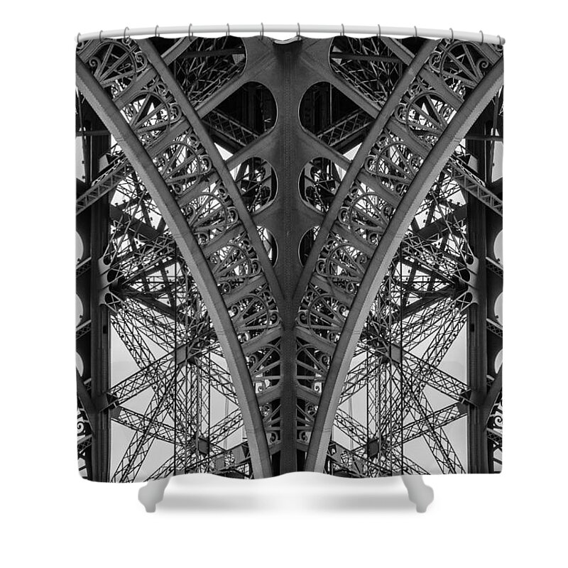 Paris Shower Curtain featuring the photograph French Symmetry by Pablo Lopez