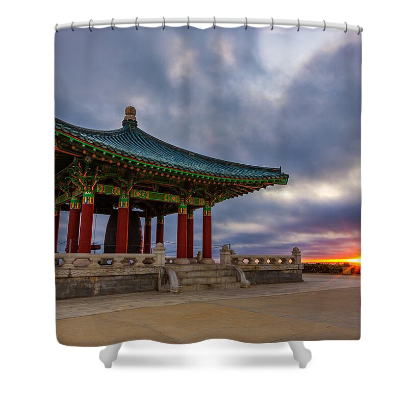 Korean Bell Shower Curtain featuring the photograph Friendship by Tassanee Angiolillo