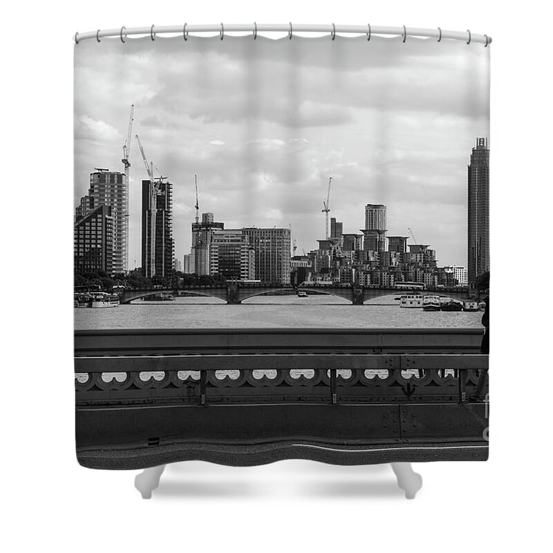 View Shower Curtain featuring the photograph From Westminster Bridge, London by Perry Rodriguez