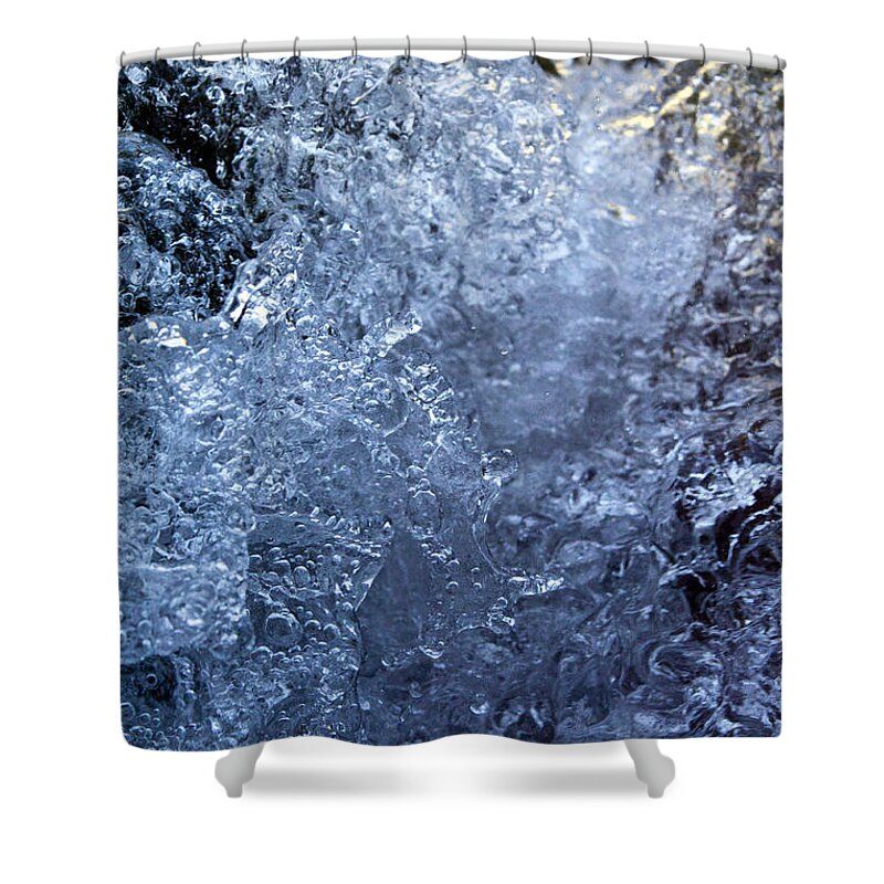 Nature Shower Curtain featuring the photograph Frozen by Daniel Csoka