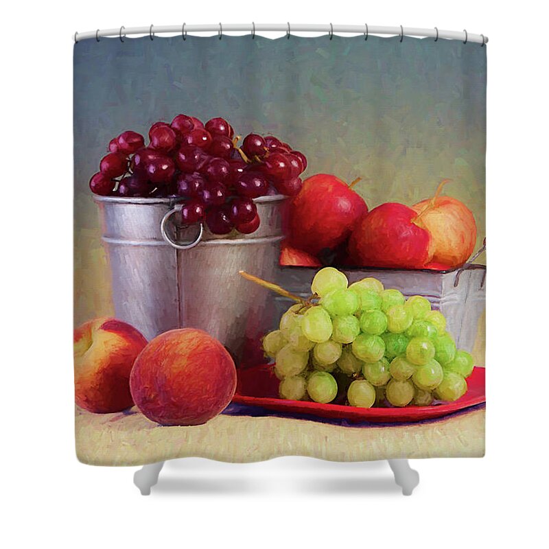 Fruit Shower Curtain featuring the photograph Fruits on Centerstage by Tom Mc Nemar