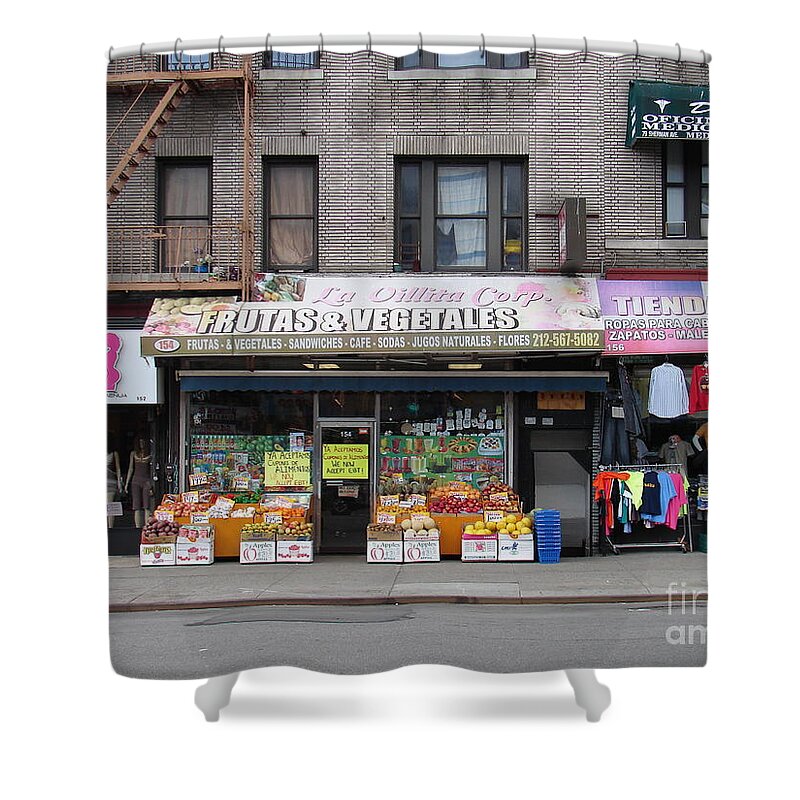 Bodega Shower Curtain featuring the photograph Frutas and Vegetales by Cole Thompson