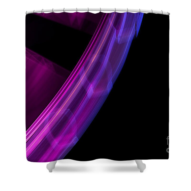 Motion Shower Curtain featuring the photograph Fun Wheel Spin Out by Jorgo Photography