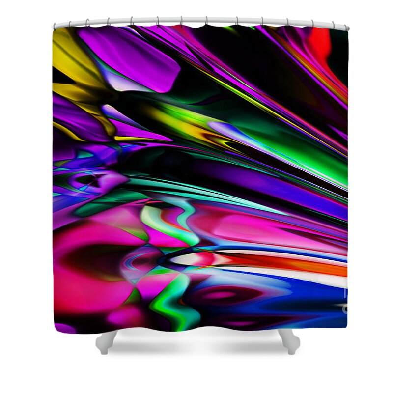 Colour Shower Curtain featuring the photograph Fun With Colour by Elaine Hunter