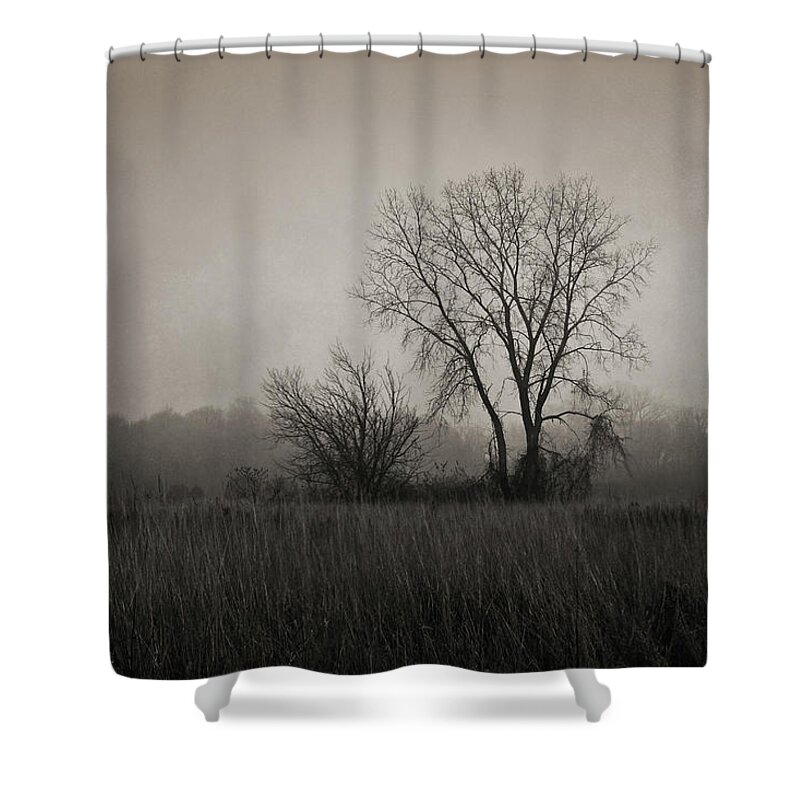 Wyandot Meadows Shower Curtain featuring the photograph Further Down The Road by Shawna Rowe