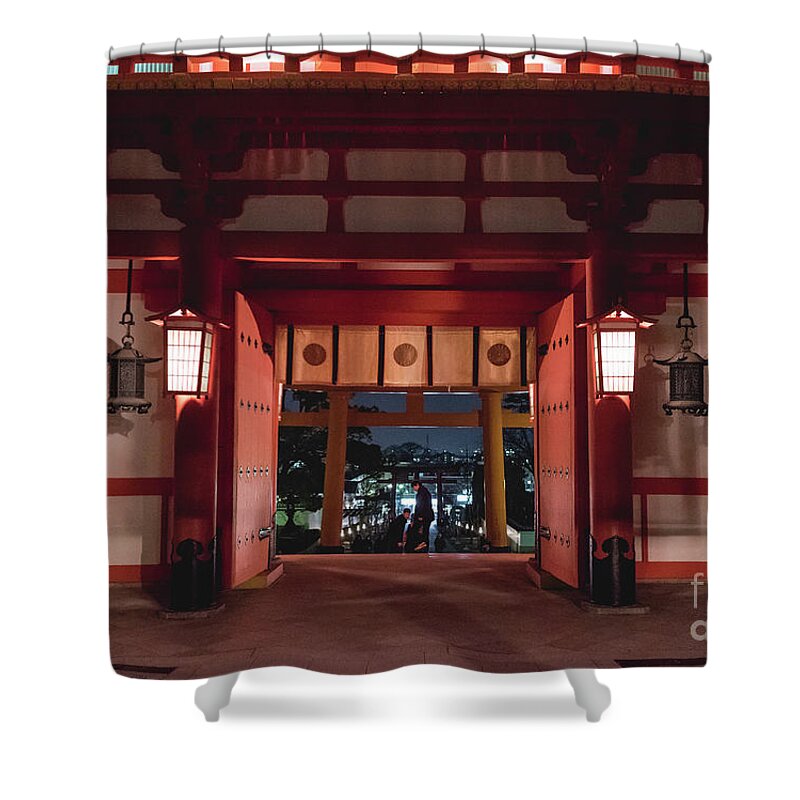 Shinto Shower Curtain featuring the photograph Fushimi Inari Taisha, Kyoto Japan 2 by Perry Rodriguez