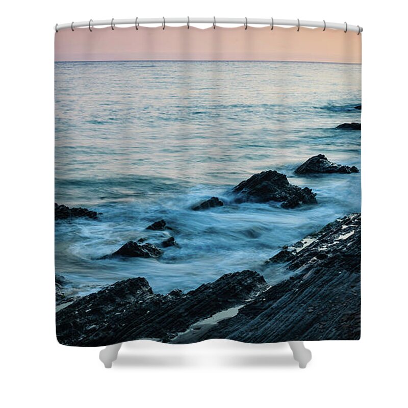 Gaviota Shower Curtain featuring the photograph Gaviota Sunset 2 by Jeff Hubbard
