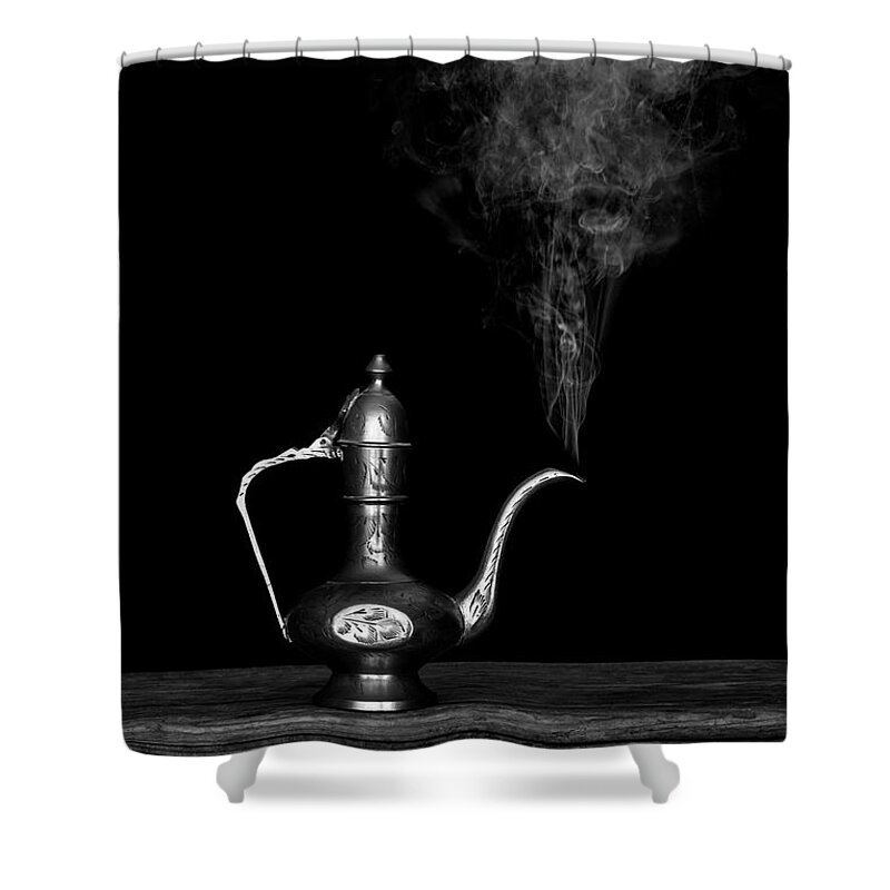 Magic Shower Curtain featuring the photograph Genie and the Lamp by Clayton Bastiani