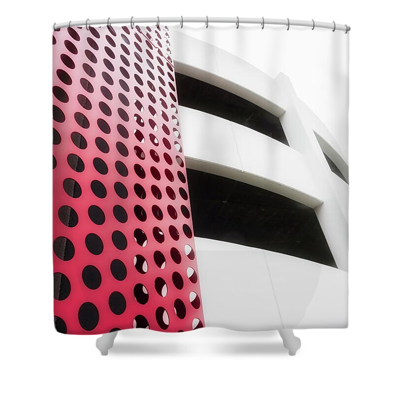Architecture Shower Curtain featuring the photograph Geometric Flow 03 by Mark David Gerson