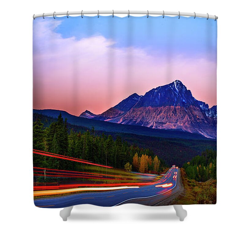 Mount Fitzwilliam Shower Curtain featuring the photograph Get your motor running by John Poon