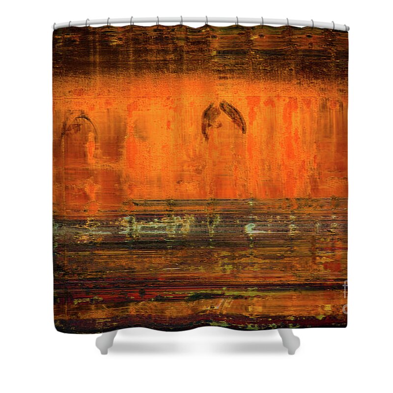 Freighter Shower Curtain featuring the photograph Ghost Freighter by Doug Sturgess