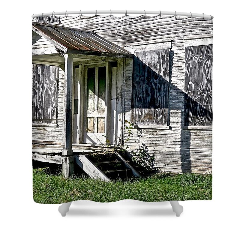 Vermont Shower Curtain featuring the photograph Ghost House by Mike Reilly