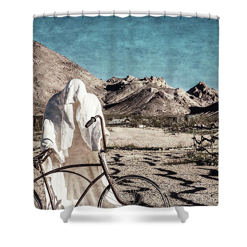 Ghost Rider Shower Curtain featuring the photograph Ghost Rider by George Buxbaum