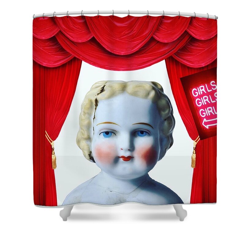 Girls Girls Girls Shower Curtain featuring the photograph Girls Girls Girls by Subject Dolly
