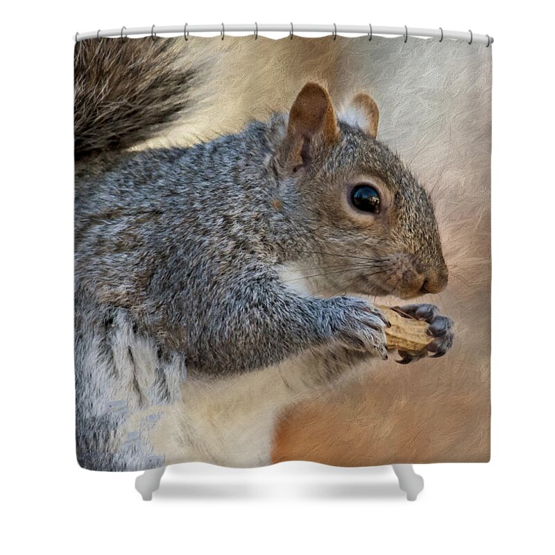 Brown Shower Curtain featuring the photograph Giving Thanks by Cathy Kovarik