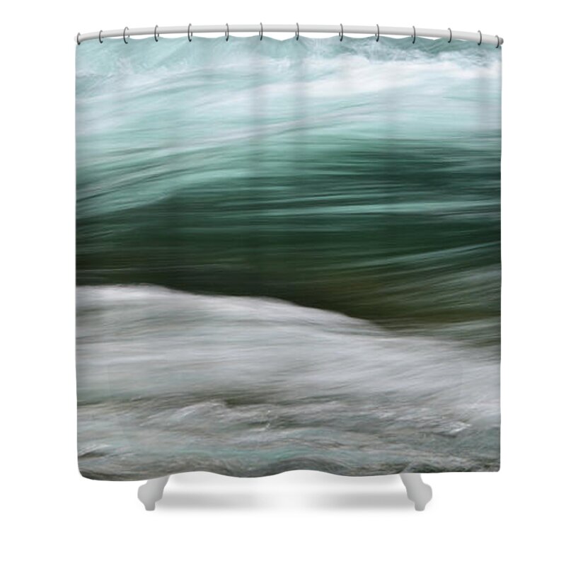Glacial Shower Curtain featuring the photograph Glacial Tears by Whispering Peaks Photography