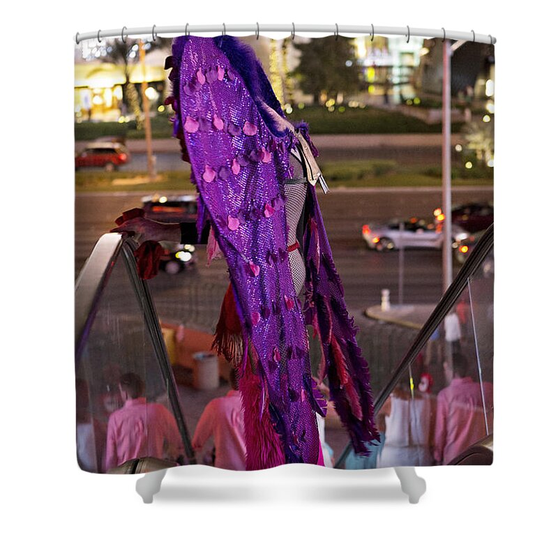 Glamour Shower Curtain featuring the photograph Glamour Boy by Deborah Penland