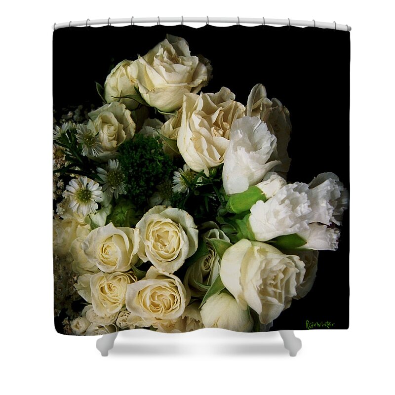 Roses Shower Curtain featuring the photograph Glamour by RC DeWinter