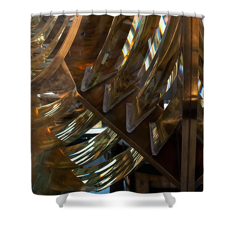 Fresnel Shower Curtain featuring the photograph Glassmaker's Art - 5 by Denise Dethlefsen