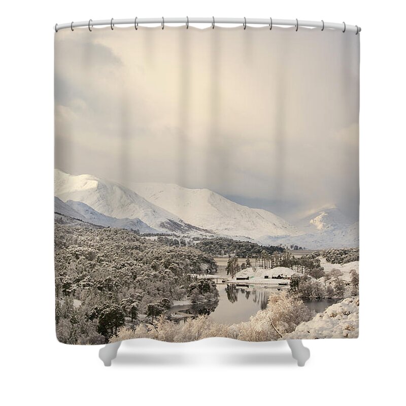 Glen Affric Shower Curtain featuring the photograph Glen Affric by Veli Bariskan
