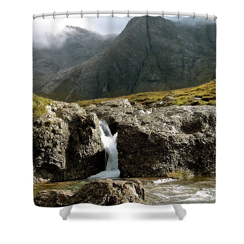 Fairy Pools Shower Curtain featuring the photograph Glen Brittle by Azthet Photography