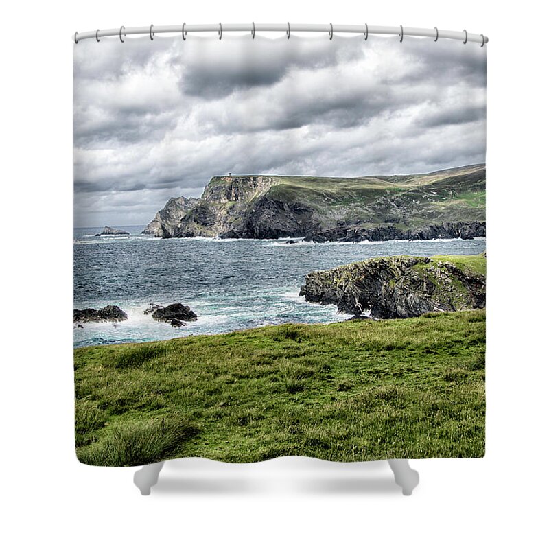 Ireland Shower Curtain featuring the photograph Glencolmcille by Alan Toepfer