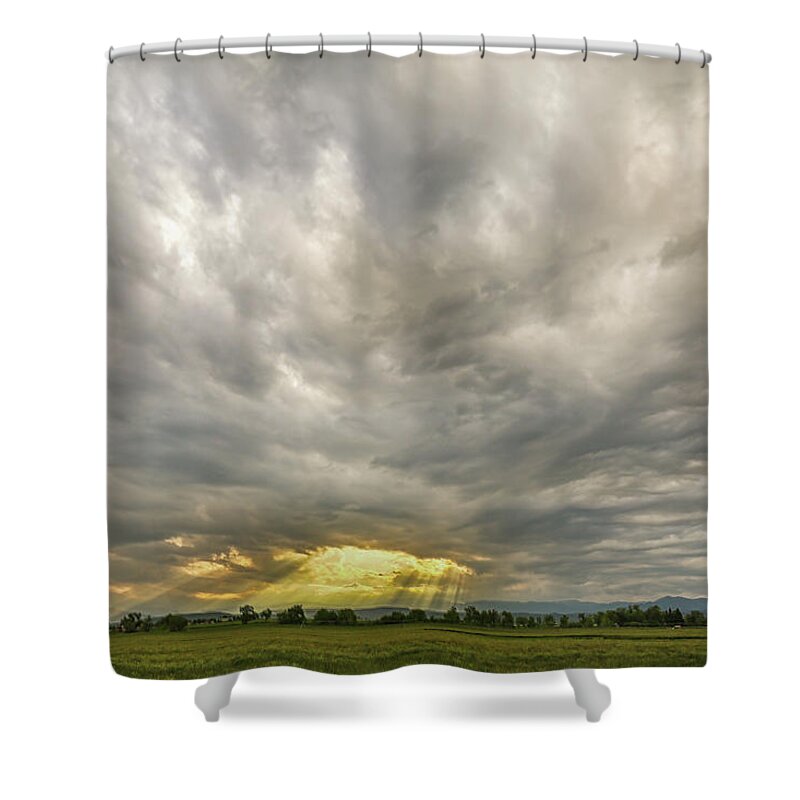 Scenic Shower Curtain featuring the photograph Glimmer Of Hope by James BO Insogna