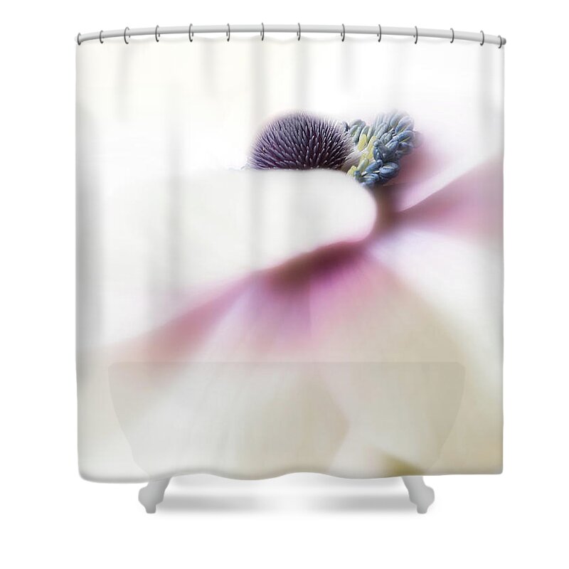 Flower Shower Curtain featuring the photograph Glimpse of perfection. by Usha Peddamatham