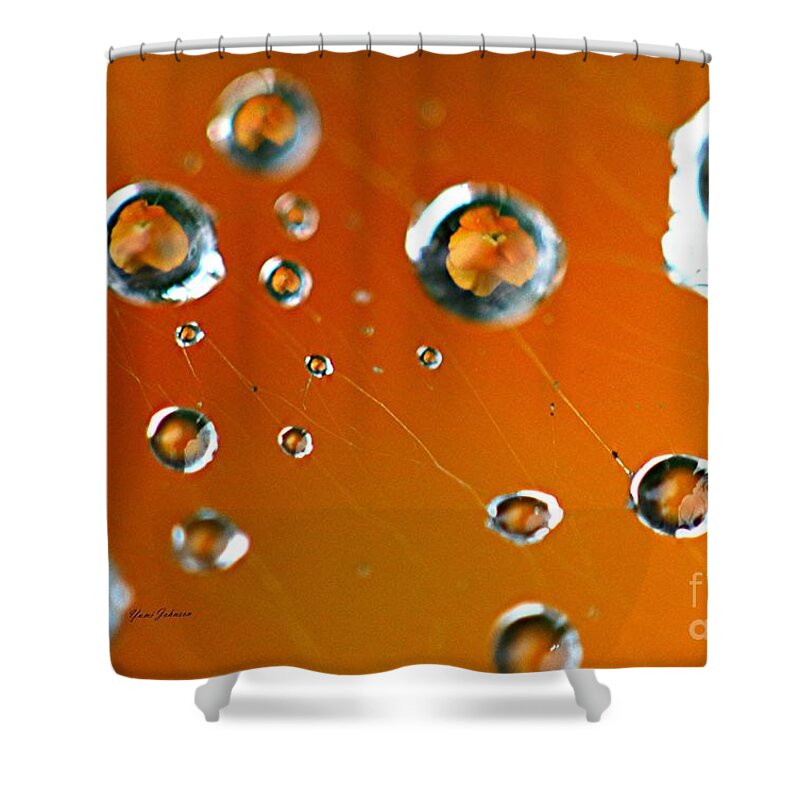 Flowers Shower Curtain featuring the photograph God creation by Yumi Johnson