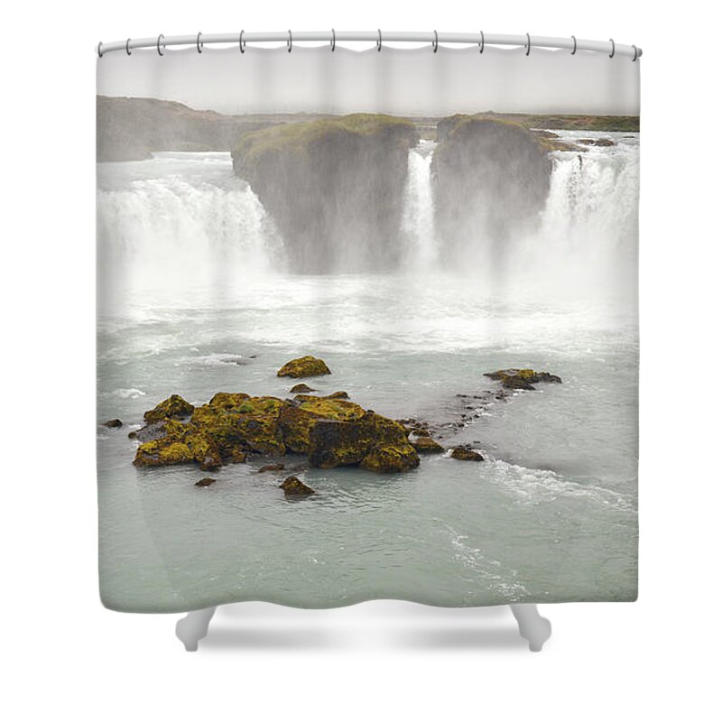 Iceland Shower Curtain featuring the photograph Godafoss by Joe Bonita