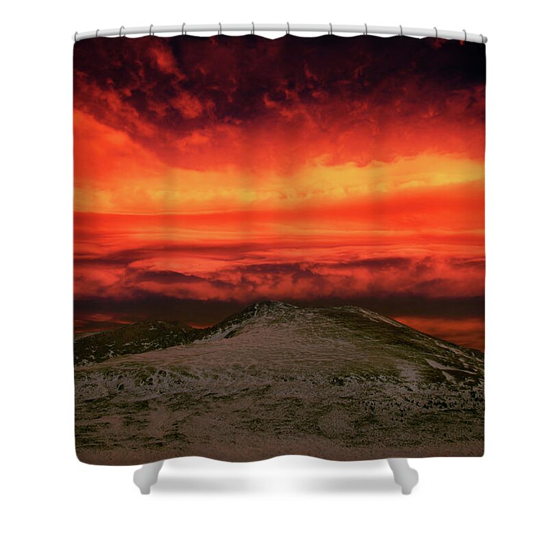 Spectacular Shower Curtain featuring the photograph God's Creation by Brian Gustafson