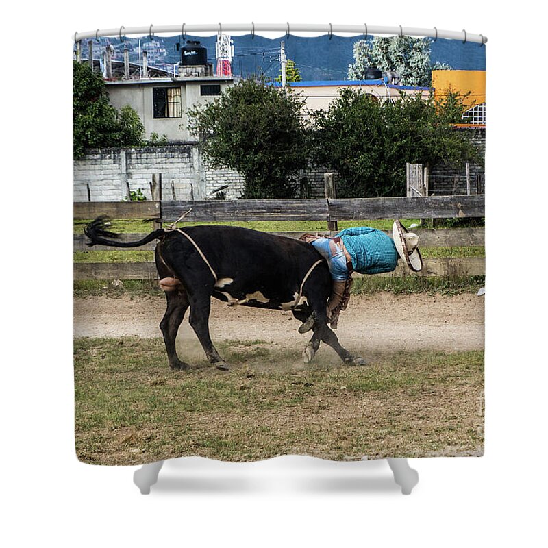 Chiapas Shower Curtain featuring the photograph Going, Going by Kathy McClure