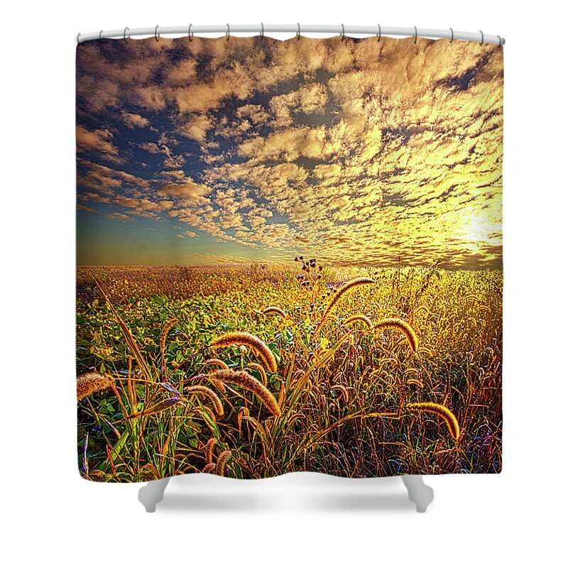 Clouds Shower Curtain featuring the photograph Going To Sleep by Phil Koch