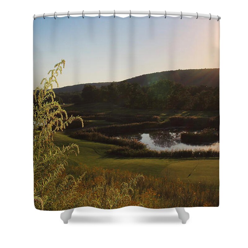 Golf Shower Curtain featuring the photograph Golf - Foursome by Jason Nicholas
