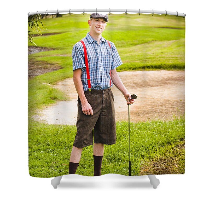 Sport Shower Curtain featuring the photograph Golf Is The Sport by Jorgo Photography