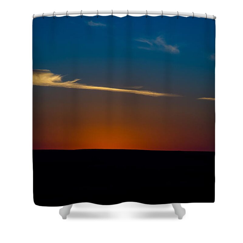 Sunset Shower Curtain featuring the photograph Gone but not Forgotten by Jeff Phillippi