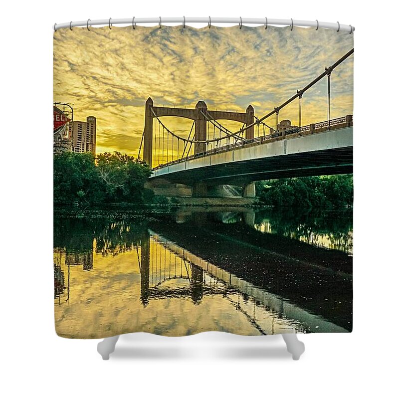 Minneapolis Shower Curtain featuring the photograph Good Morning Minneapolis by Doug Wallick