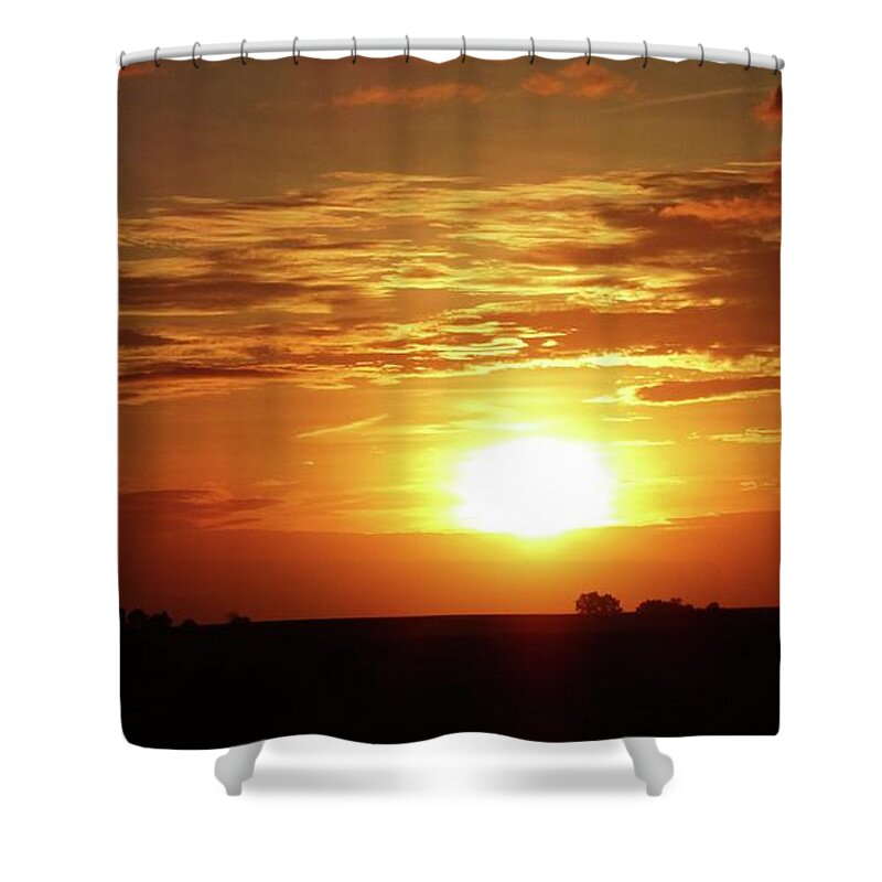 Sunrise Shower Curtain featuring the photograph Good Morning Sun by J L Zarek