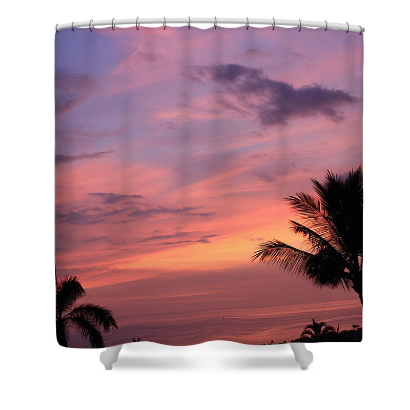 Sunsets Shower Curtain featuring the photograph Gorgeous Hawaiian Sunset - 2 by Karen Nicholson