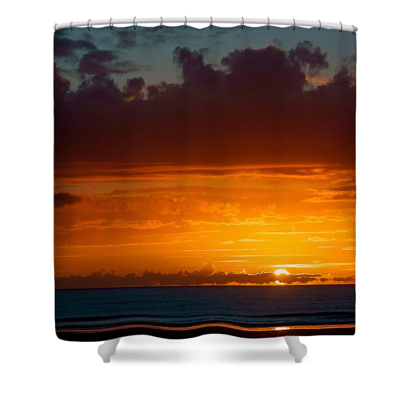 Wales Shower Curtain featuring the photograph Gower Sundown by Minolta D
