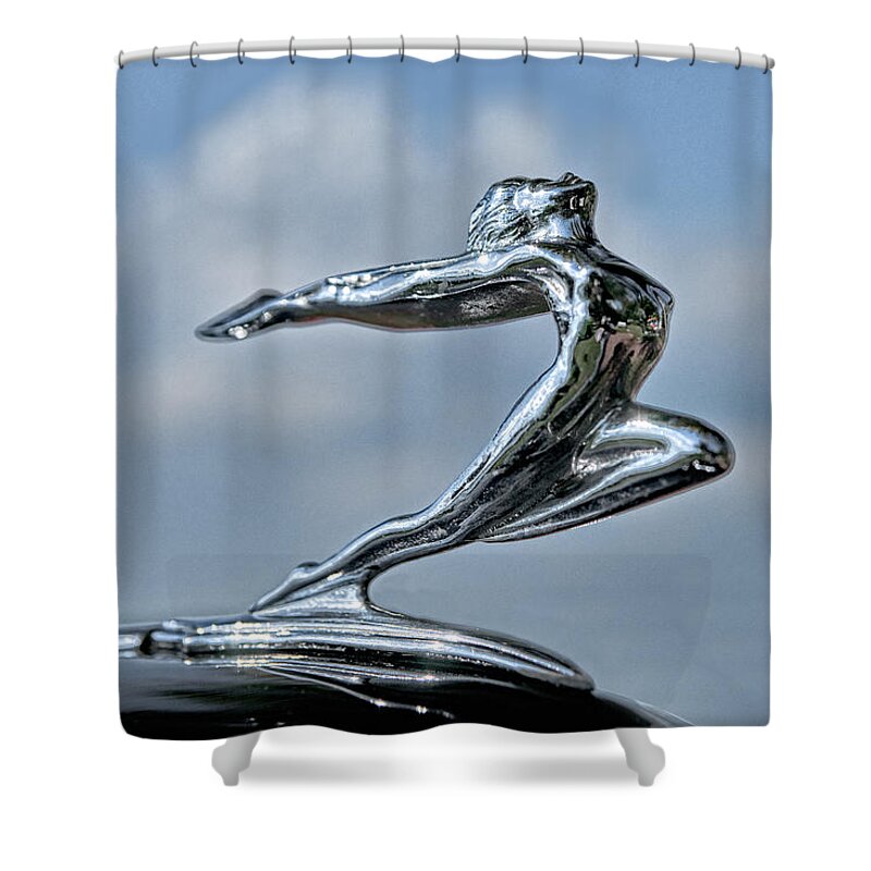 Car Shower Curtain featuring the photograph Grace From 1935 by Christopher Holmes